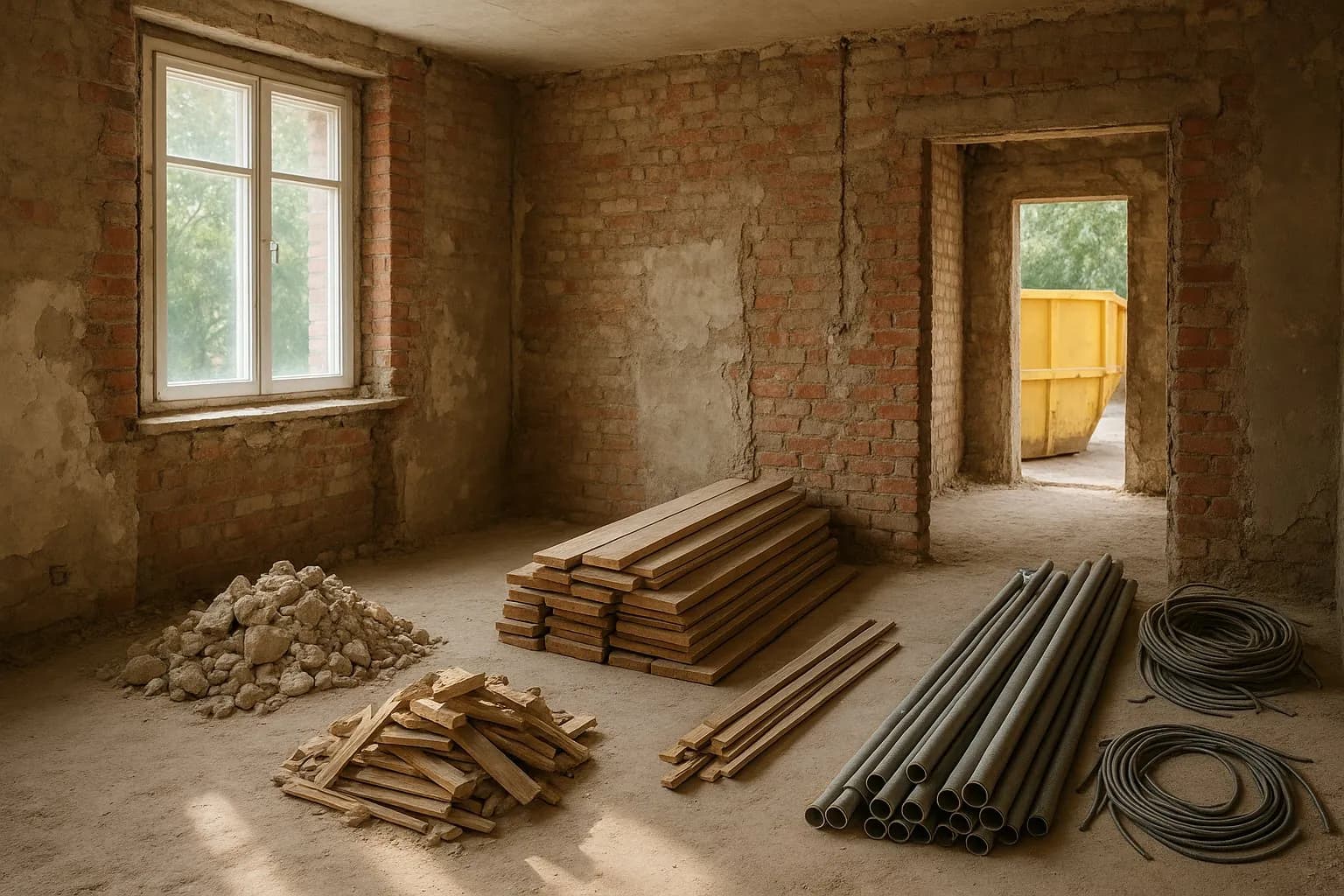 Entkernung Kosten: Container für die Innenentkernung