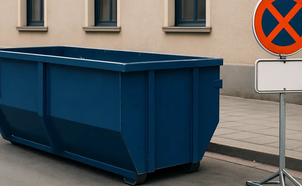 Halteverbot für Container: So sichern Sie Ihren Stellplatz rechtssicher und stressfrei