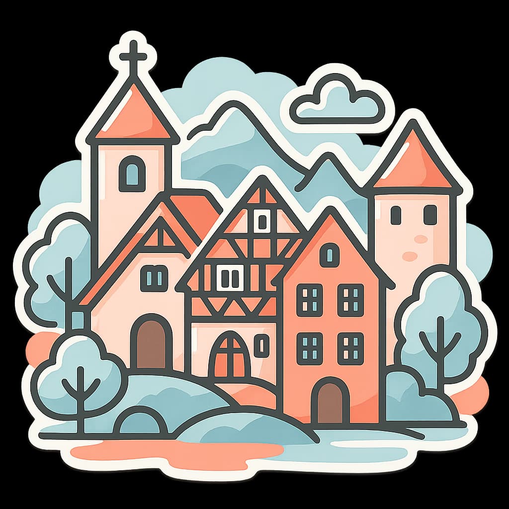 Blick über Leonberg mit Altstadt und Stadtsilhouette im Landkreis Böblingen