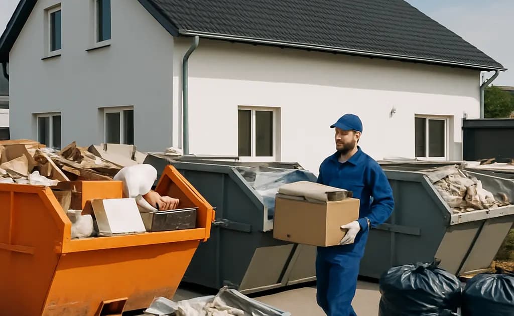 Wie läuft eine Entrümpelung ab – und wie klappt die Mülltrennung beim ganzen Haus?